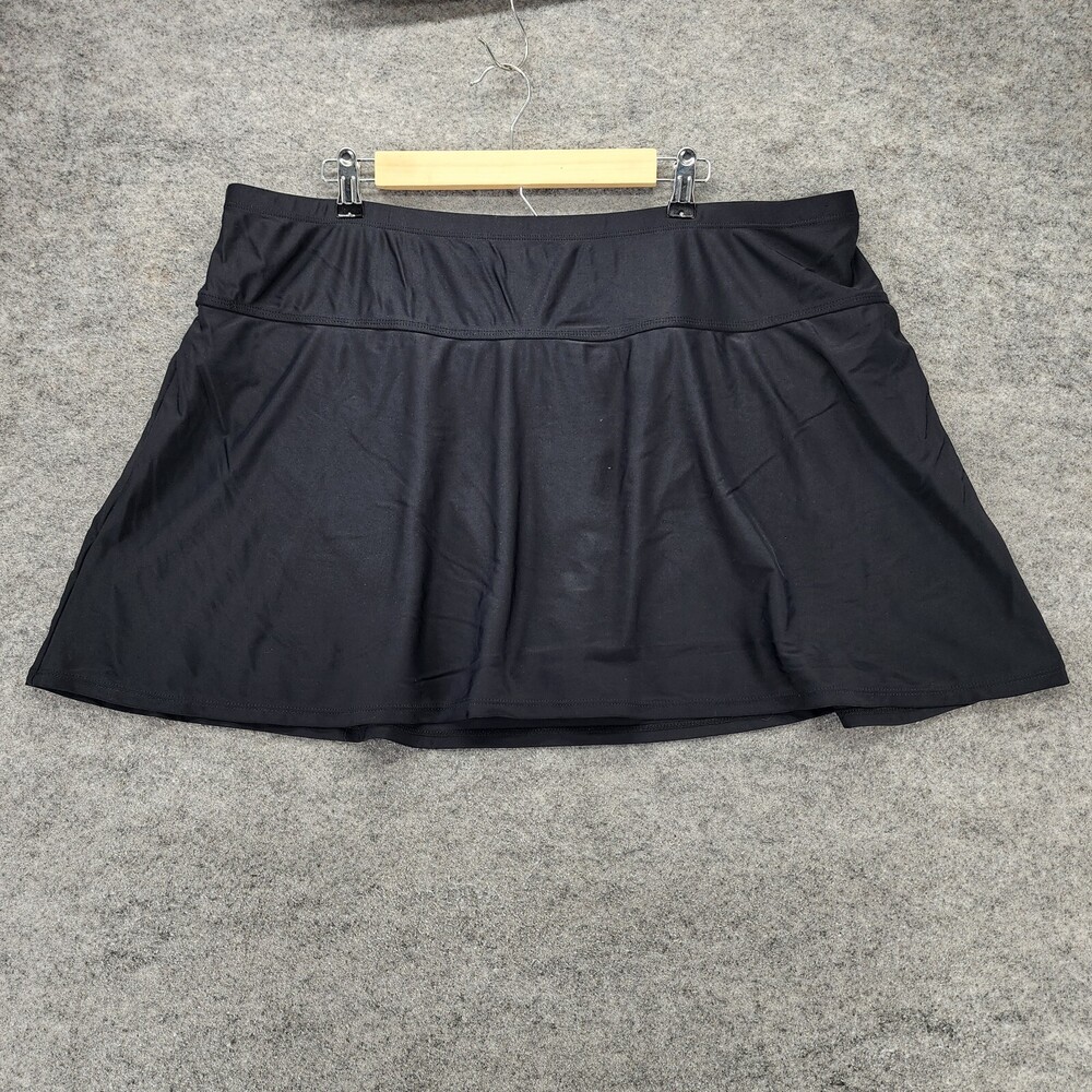 Daci Swim Skirt Womens 24W Black Swimwear